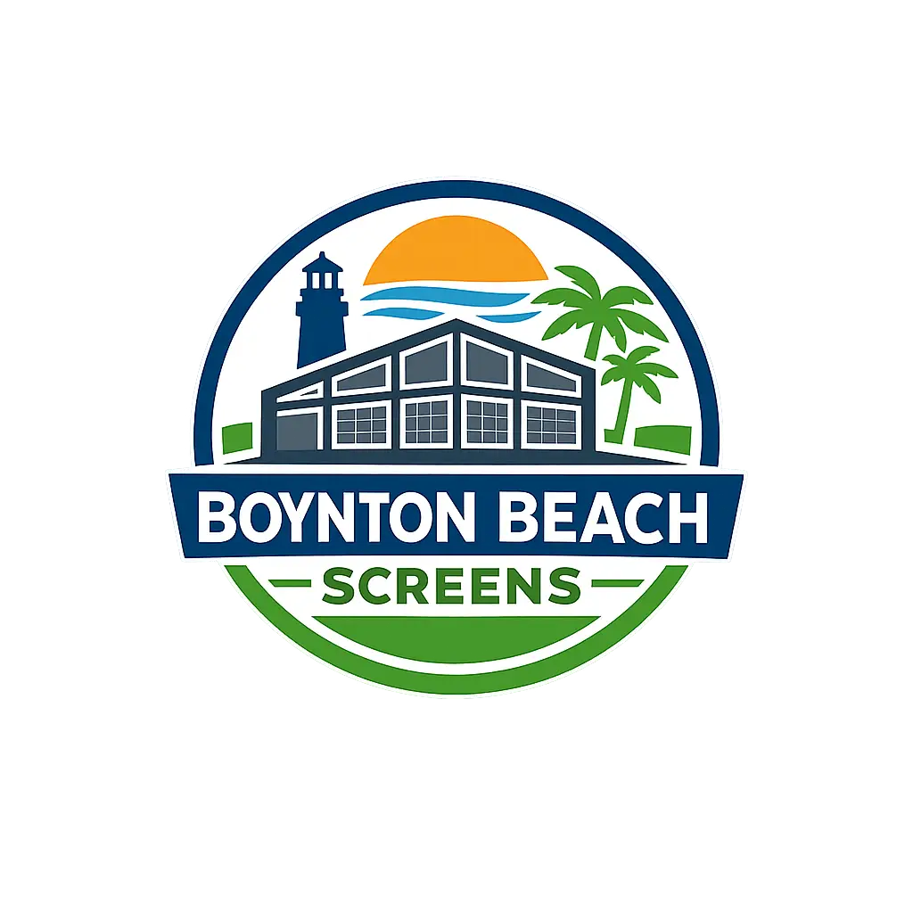 Boynton Beach Screens logo for screen enclosure services in Boynton Beach, FL